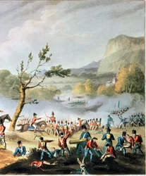 Bitva u Maidy, 4. července 1806, vyryl Thomas Sutherland (b.c.1785) (detail 70293)