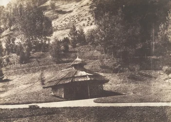 Rustikální pavilon v Eaux-Bonnes, 1854.
