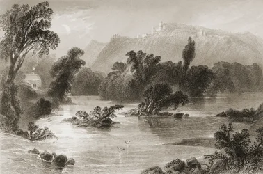 Setkání vody, Vale of Avoca, hrabství Wicklow, z 