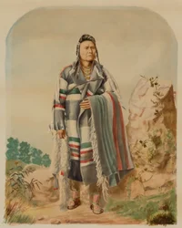 Náčelník Joseph z Nez Perce, ca. 1880.