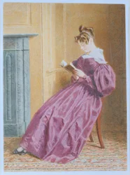 Paní Gurney Hoareová, asi 1837 (tužka, kvaš a čb na papíře)