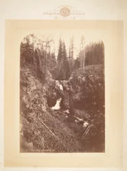Arched Falls Foot of Mt. Blackmore M.T.
