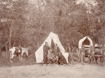 Na výletě na Horu svatého Kříže, 1874