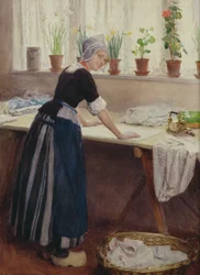 The Laundry Maid, 1915 (wc na papíře)