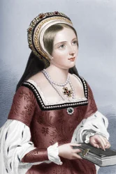 Kateřina Parrová 1512-1548, šestá manželka krále Jindřicha VIII., 1851