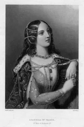 Isabella z Valois, druhá manželka Richarda II., c1860.