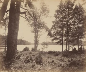 Jezero Ganoga, asi 1895 (foto)