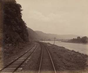 Hemlock Run Curve, Near Towanda,c. 1895 (foto)