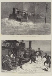 Velká sněhová bouře v Northumberlandu