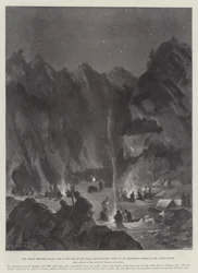 The Indian Frontier Rising, 1. brigáda expedičních sil Tirah na své vánoční večeři v údolí Bazar