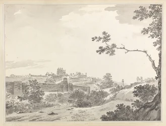 Pohled na Fatehpur Sikri