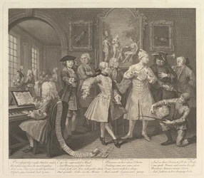 A Rakes Progress, deska 2, 25. června 1735.