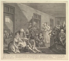 A Rakes Progress, deska 8, 25. června 1735.