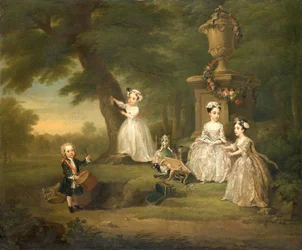 „Čajový dýchánek pro děti“, 1730