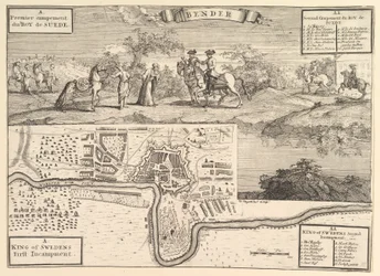 Karel XII. v Bender Aubry de La Mottrayes Cestuje po Evropě, Asii a do..., 1723-24.