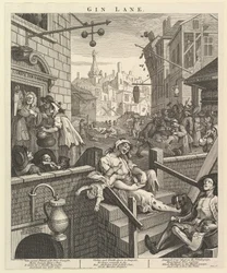 Gin Lane, 1. února 1751.