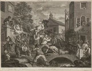 Humours of An Election (Set of Four) (rytina)