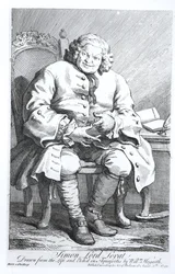 Portrét Simona Frasera, lorda Lovata (asi 1667-1747) 25. srpna 1746