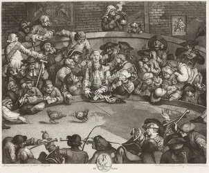 Aréna kohoutích zápasů. 1759