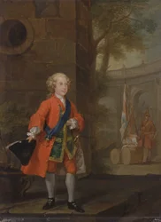 William Augustus, vévoda z Cumberlandu, 1732.