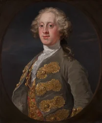 William Cavendish, markýz z Hartingtonu, pozdější čtvrtý vévoda z Devonshire, 1741.