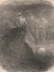 Genius, 1865-95 (pero, inkoust a grafit na kartonu)