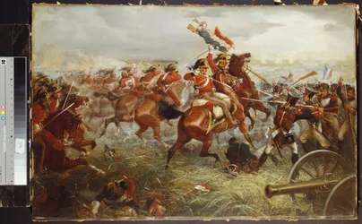 Zajetí orla, Waterloo, 1898