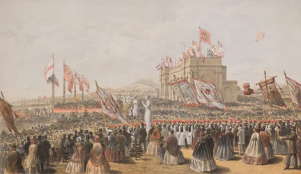 Otevření Baxter Park Dundee 9. září 1863