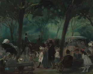 The Drive, Central Park, kolem roku 1905