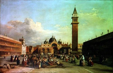 Piazza San Marco s průvodem