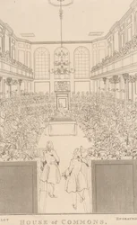 Dolní sněmovna, jak to vypadalo v letech 1741-2