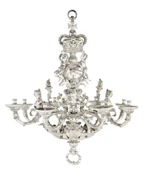 Královský hannoverský lustr Givenchy, 1736