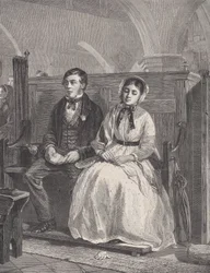 The First Time of ‚Asking‘, z Illustrated London News, 8. května 1896.
