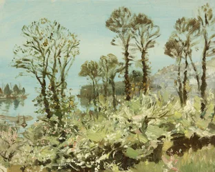 A Flowery Copse (olej na plátně)