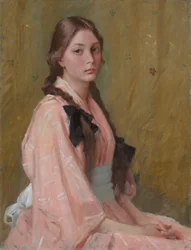 Mona, dcera paní R. William Merritt Chase, kolem roku 1894