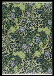 Design tapety s mořskými řasami, vytiskl John Henry Dearle (1860-1932), 1901 (tapeta)