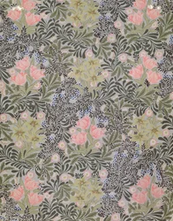 Design tapety s tulipány, sedmikráskami a zimolezem (tapeta)