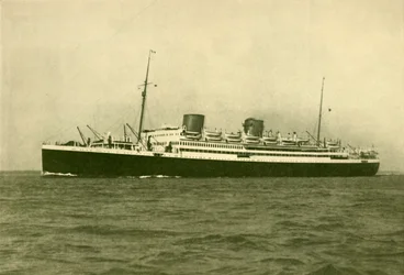 Royal Mail Motor Liner Asturias 22 500 tun brutto, rok 1930.