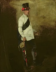 The Morris Dancer (olej na plátně)