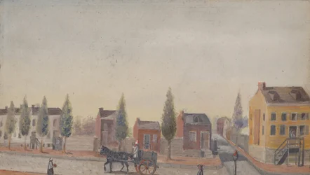 Popelářský vozík, 70. léta 19. století.