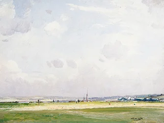 Westard Ho - The Twelth Green, 20. století (olej na desce)