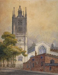 Kostel St Margaret, Westminster, Londýn, c1810