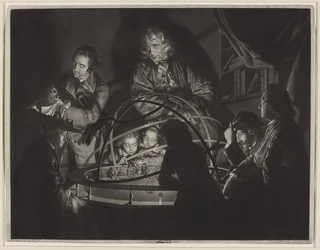 Filozof přednášející v Orrery po Josephu Wrightovi z Derby (1734-97)