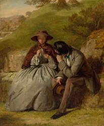 Milenci, 1855.