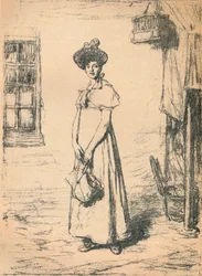 Studie mladé hospodyňky, c1878.