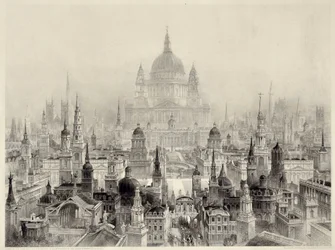 Hlavní budovy Sir Christopher Wren