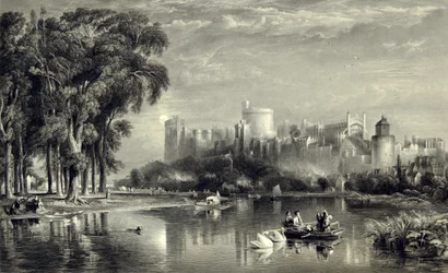 Hrad Windsor ze severozápadu