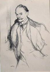 Portrét Thomase Hardyho (1840-1928) ze série 