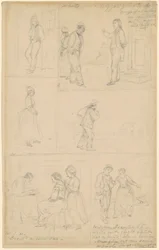 Studie figurálních skupin