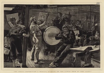 The Arctic Expedition, hudební večer na dolní palubě pohotovosti
